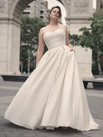 Maggie Sottero Style #Anniston - 23MS040A03 - Maggie Sottero #0 default Ivory All Ivory (pictured) thumbnail