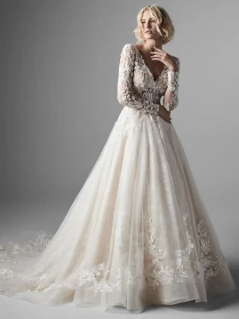 Sottero and Midgley Style #Zander - 9SC076 - Sottero & Midgley #1 Ivory/Champagne thumbnail