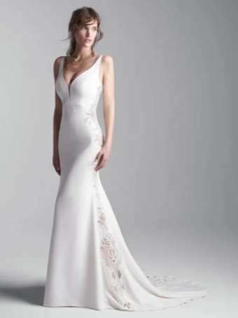Sottero and Midgley Style #Abbott Dawn - 20SC728MC - Sottero & Midgely #0 default Ivory/Pewter thumbnail