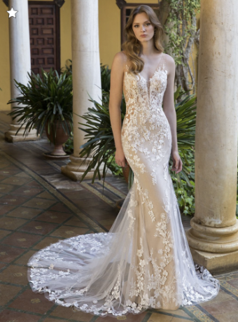 Blue by Enzoani Style #Pierce #0 default Ivory/Nude thumbnail