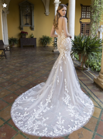 Blue by Enzoani Style #Pierce #1 Ivory/Nude thumbnail