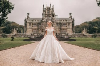 Disney Fairytale Weddings Platinum Collection Style #DP303 - Cinderella - Allure Disney Platinum #0 default Desert/Ivory thumbnail