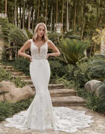 Casablanca Bridal Style #Alice #0 default Ivory/Nude/Ivory/Silver thumbnail