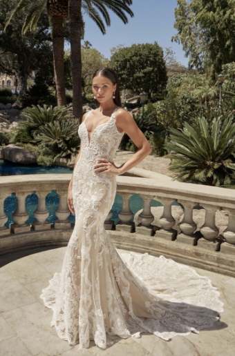 Casablanca Bridal Style #Star #2 Ivory/Nude thumbnail