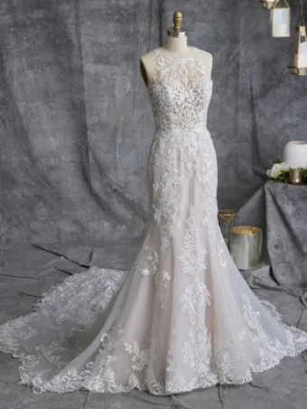 Maggie Sottero Style #Claire - 23MK605A01 - Maggie Sottero #0 default All Ivory (gown with Ivory Illusion) thumbnail