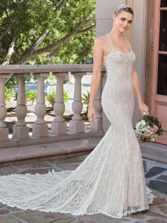 Casablanca Bridal Style #Adri #0 default Light Nude/Ivory/Silver thumbnail