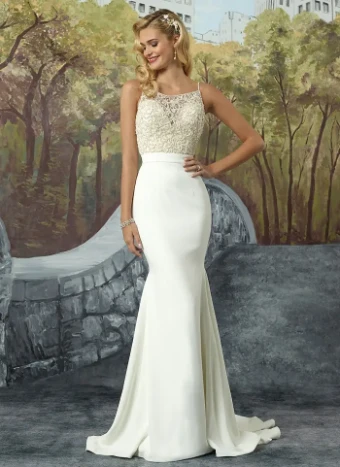 Justin Alexander Style #8935 #0 default Ivory/Silver thumbnail