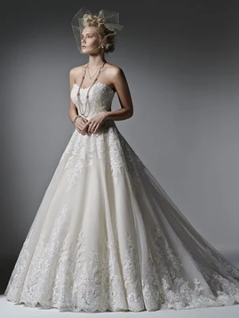 Sottero and Midgley Style #ZELINDA #0 default ivory over champagne thumbnail