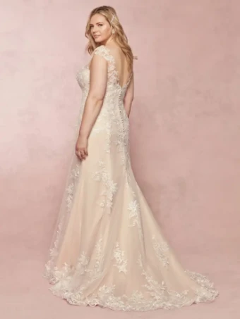 Rebecca Ingram Style #Liesl Lynette #1 Ivory Over Blush thumbnail