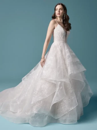 Maggie Sottero Style #TAVI #0 default Ivory over Misty Mauve (gown with Nude Illusion) thumbnail