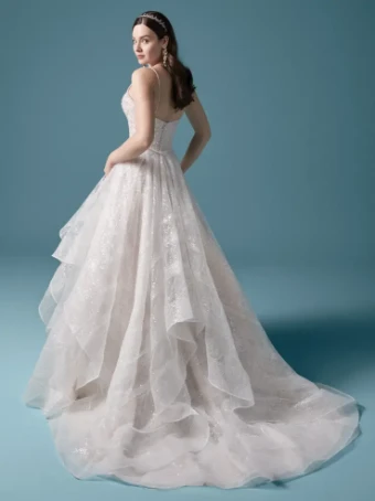 Maggie Sottero Style #TAVI #1 Ivory over Misty Mauve (gown with Nude Illusion) thumbnail