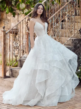 Maggie Sottero Style #TAVI #2 default Ivory over Misty Mauve (gown with Nude Illusion) thumbnail