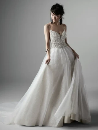 Sottero and Midgley Style #Solana #0 default Ivory Shimmer thumbnail