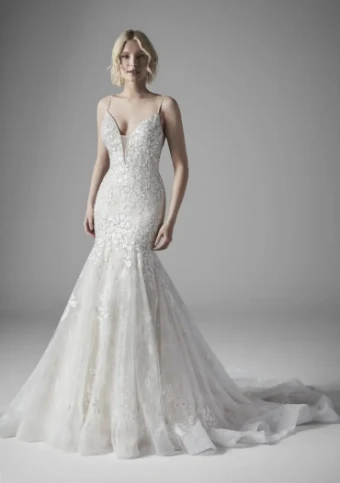 Sottero and Midgley Style #Inga #2 Ivory/Nude/Pewter thumbnail