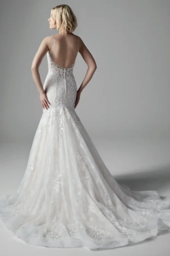 Sottero and Midgley Style #Inga #1 Ivory/Pewter Accent Ivory/Nude/Pewter Accent thumbnail