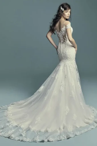 Maggie Sottero Style #DELLA #4 default Ivory over Soft Blush thumbnail