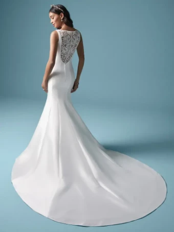 Maggie Sottero Style #Nadia #1 All Ivory (gown with Ivory Illusion) thumbnail