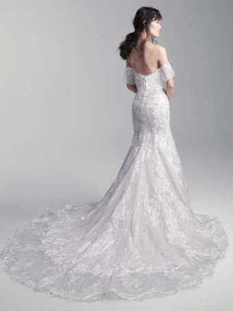Sottero and Midgley Style #Conrad #1 Ivory over Misty Mauve (gown with Nude Illusion) thumbnail