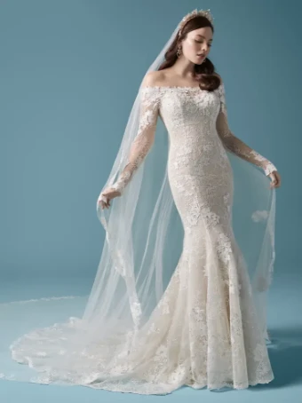 Maggie Sottero Style #Emiliano #0 default Ivory over Soft Nude (gown with Natural Illusion) thumbnail