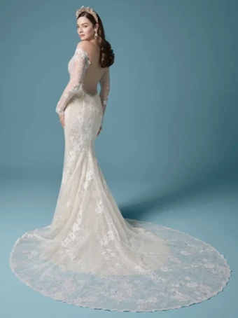 Maggie Sottero Style #Emiliano #1 Ivory over Soft Nude (gown with Natural Illusion) thumbnail