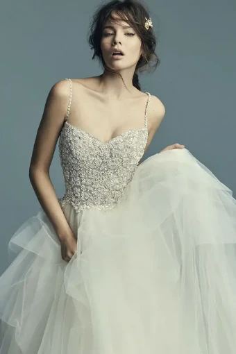 Maggie Sottero Style #SHAUNA #1 Ivory/Pewter Accent thumbnail