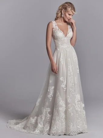 Sottero and Midgley Style #DISCONTINUED OLIVER #0 default Ivory Over nude thumbnail