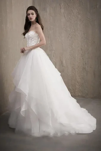 Adrianna Papell Style #Stella #0 default Ivory/Silver thumbnail