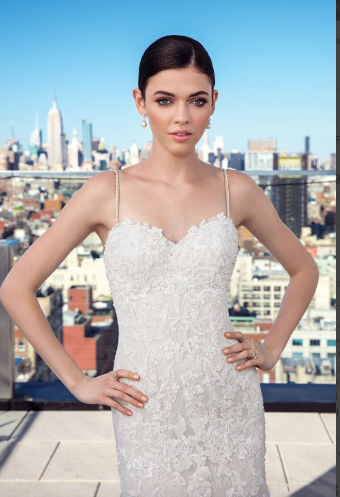 Justin Alexander Style #99028 #2 Nude/Ivory/Silver thumbnail