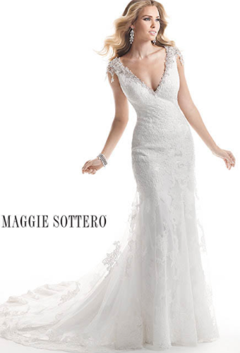 Maggie Sottero Style #CYNTHIA #0 default Diamond White thumbnail