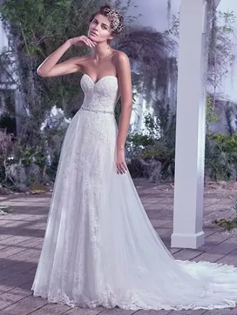 Maggie Sottero Style #MIRELLE #1 default Ivory/Champagne/Pewter Accent thumbnail
