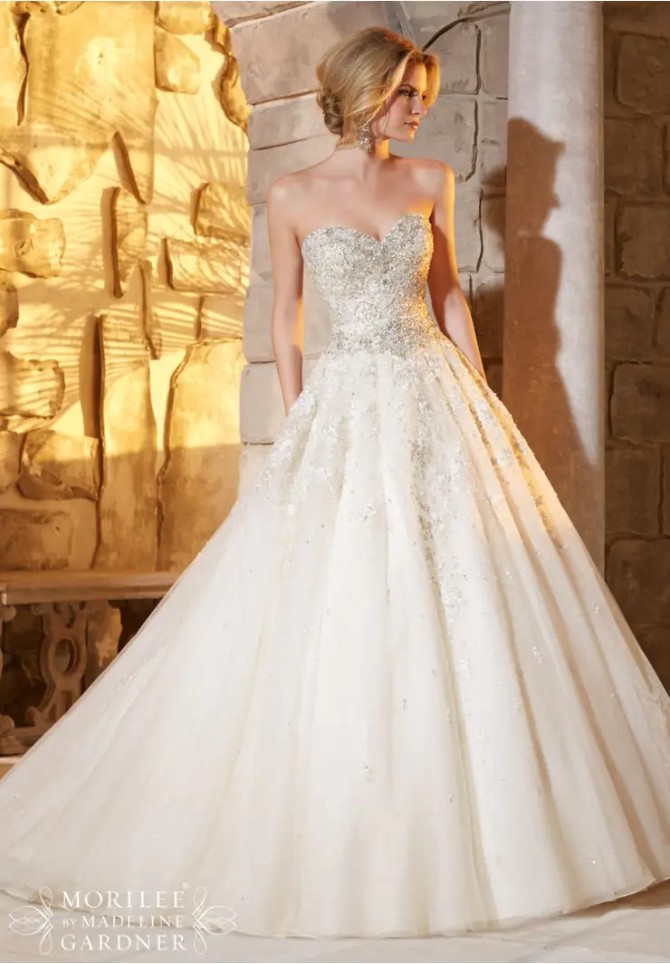 Mori lee on sale 21587