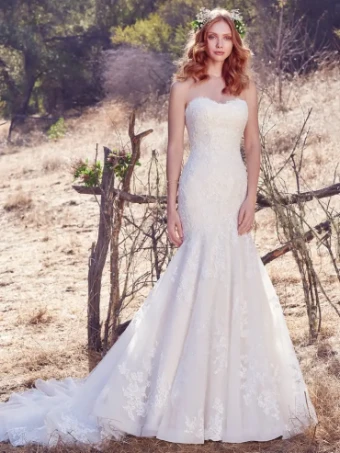 Maggie Sottero Style #ARETHA #0 default Ivory/Light Gold thumbnail