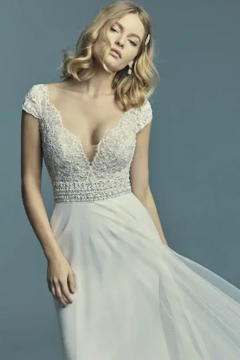 Maggie Sottero Style #Monarch #1 Ivory Over nude thumbnail