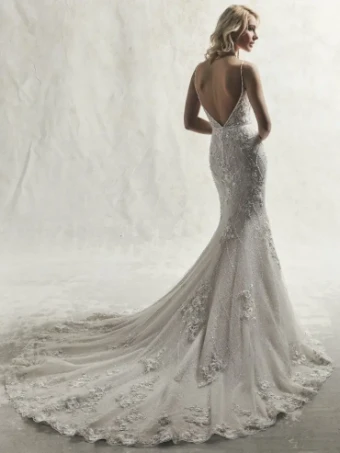 Sottero and Midgley Style #Maddox #1 Ivory/Pewter Accent thumbnail