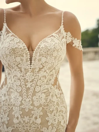 Sottero and Midgley Style #GRAYSON #1 Ivory Over nude thumbnail