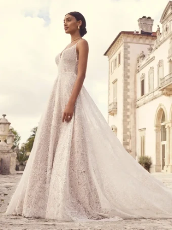 Sottero and Midgley Style #PETRA #0 default Ivory/Mocha Ivory Over Mocha/Natural Illusion thumbnail