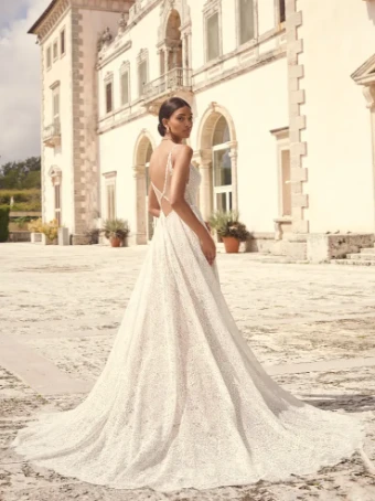 Sottero and Midgley Style #PETRA #3 Ivory/Mocha Ivory Over Mocha/Natural Illusion thumbnail