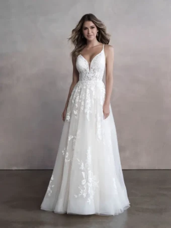 Allure Bridals Style #9802 #0 default Champagne/Ivory/Nude thumbnail