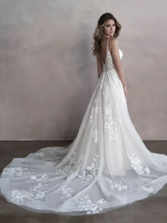 Allure Bridals Style #9802 #2 default Champagne/Ivory/Nude thumbnail