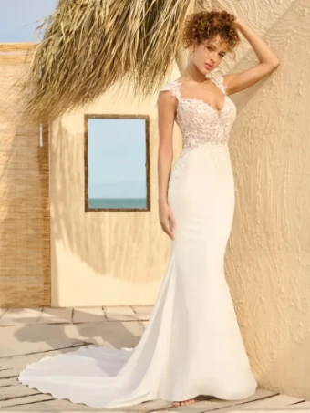 Rebecca Ingram Style #Idabelle #0 default All Ivory (gown with Ivory Illusion) thumbnail