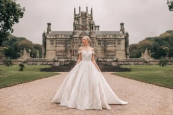 Disney Fairytale Weddings Platinum Collection Style #Cinderella - DP303 - Allure Disney Platinum #0 default Desert/Ivory thumbnail