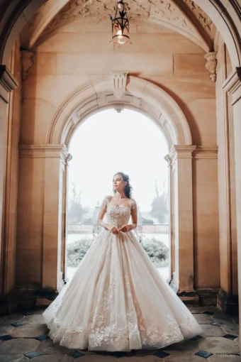 Disney Fairytale Weddings Platinum Collection Style #Belle - DP272 - Allure Disney Platinum #0 default Champagne/Nude/Ivory/Silver thumbnail