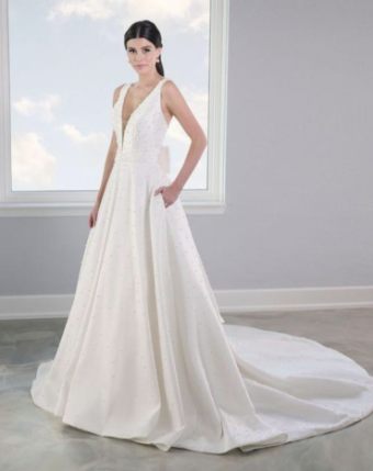 Adrianna Papell Style #31307 #0 default Ivory/Nude thumbnail