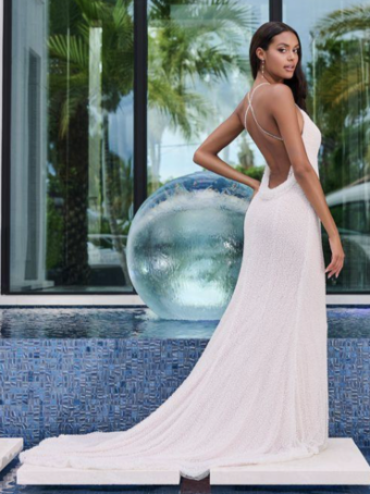 Adrianna Papell Style #31310 #2 default Ivory/French Lilac thumbnail