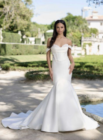 Adrianna Papell Style #31340 #0 default Ivory/Nude thumbnail