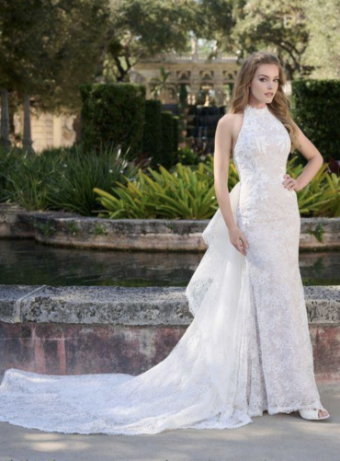 Adrianna Papell Style #31344 #0 default Ivory/French Lilac thumbnail