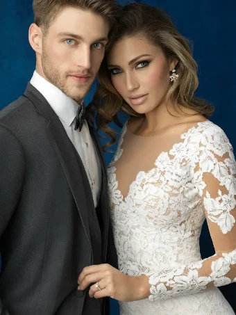 Allure Bridals Style #9377 #2 Ivory/Gold thumbnail