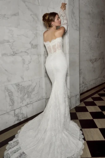 Casablanca Bridal Style #Cosette #5 Ivory/Nude thumbnail