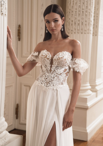 Elysee by Enzoani Style #Firouze #1 Ivory/Nude thumbnail