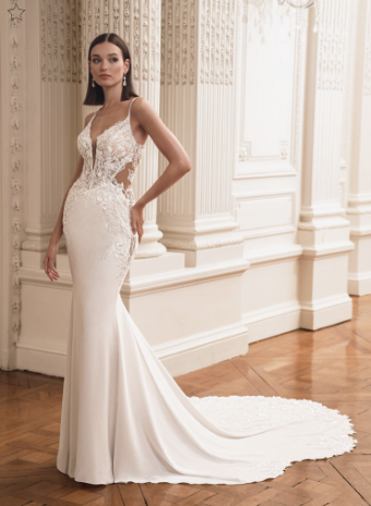 Elysee by Enzoani Style #Flora #2 Ivory/Nude thumbnail